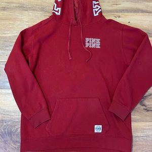 Victorias Secret PINK red hoodie Size Small